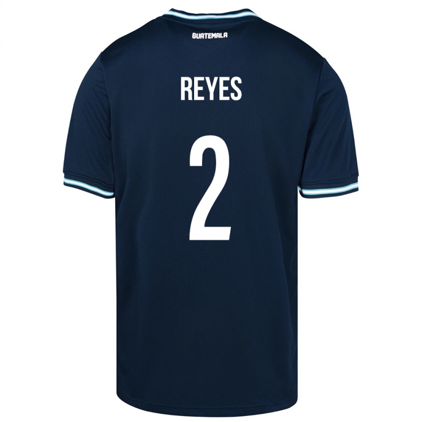 Gyermek Guatemala Samantha Reyes #2 Kék Idegenbeli Jersey 24-26 Mez Póló Ing