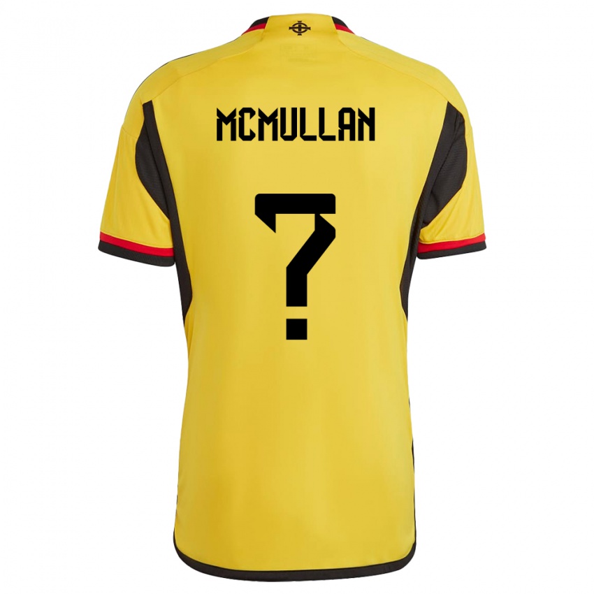 Gyermek Észak-Írország Stephen Mcmullan #0 Fehér Idegenbeli Jersey 24-26 Mez Póló Ing