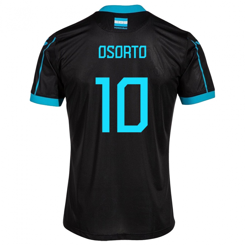 Férfi Honduras Roberto Osorto #10 Fekete Idegenbeli Jersey 24-26 Mez Póló Ing