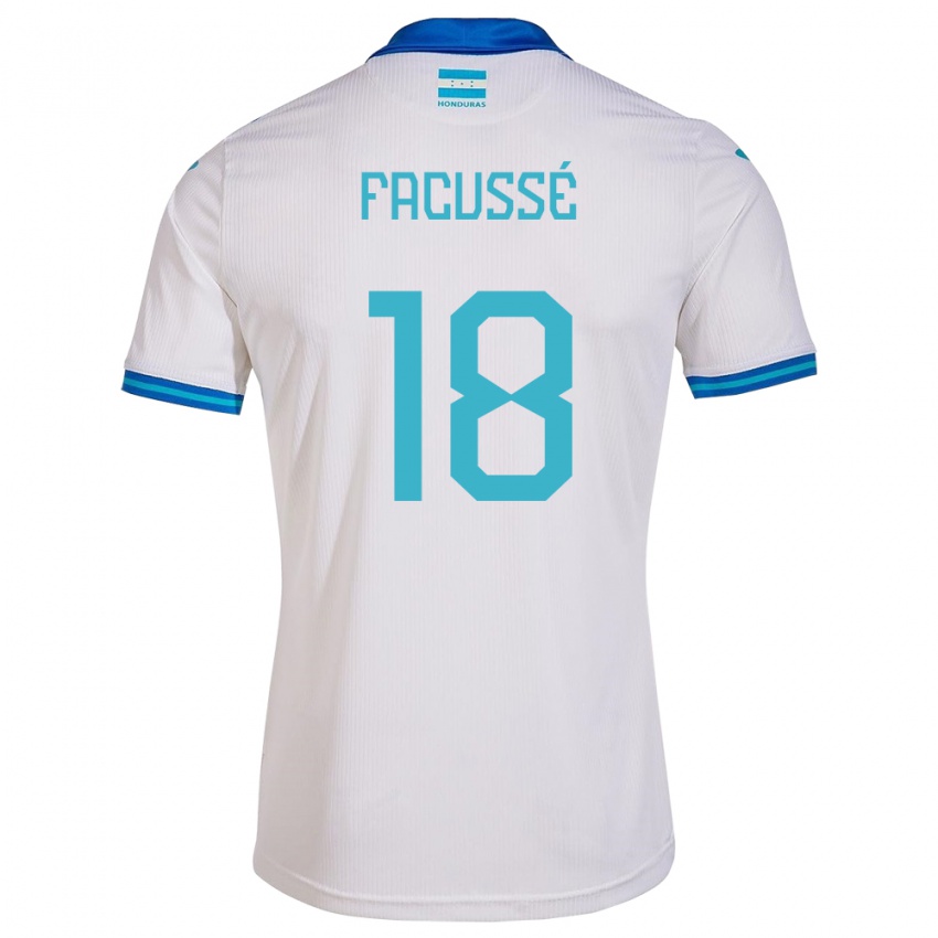 Női Honduras Enrique Facussé #18 Fehér Hazai Jersey 24-26 Mez Póló Ing