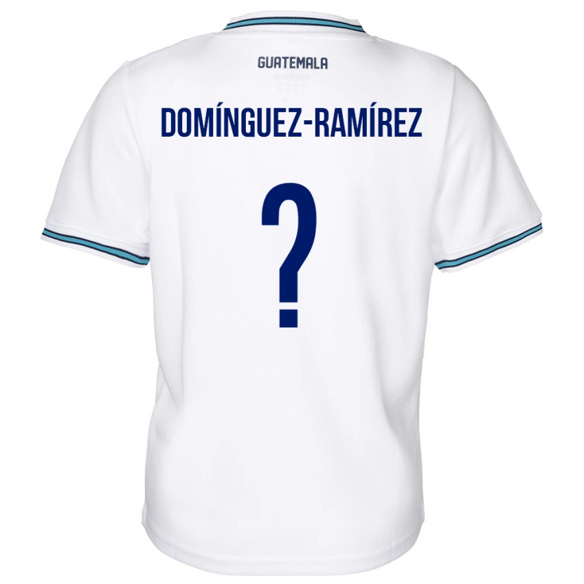 Női Guatemala Marco Domínguez-Ramírez #0 Fehér Hazai Jersey 24-26 Mez Póló Ing