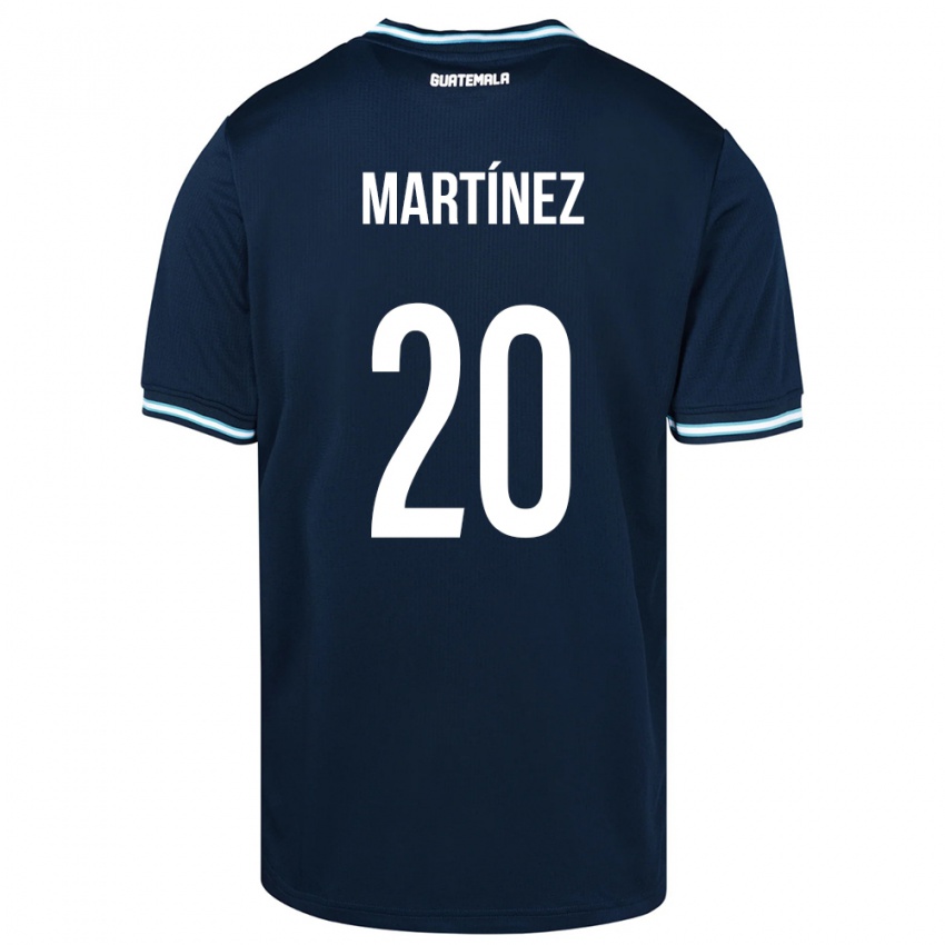 Női Guatemala Ana Lucía Martínez #20 Kék Idegenbeli Jersey 24-26 Mez Póló Ing