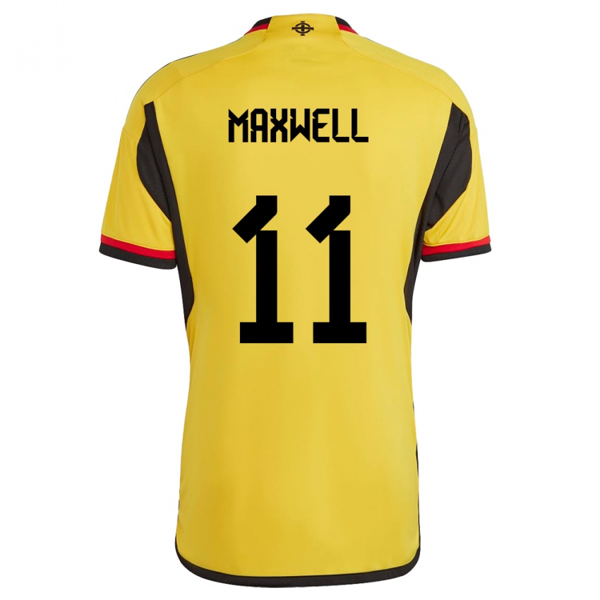 Női Észak-Írország Danielle Maxwell #11 Fehér Idegenbeli Jersey 24-26 Mez Póló Ing