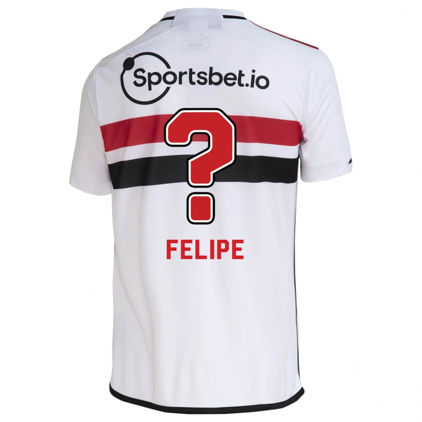 Gyermek Luis Felipe #0 Fehér Hazai Jersey 2023/24 Mez Póló Ing