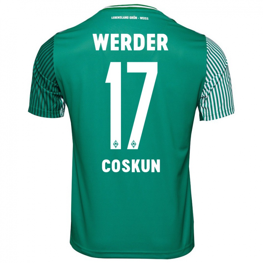 Gyermek Boran-Firat Coskun #17 Zöld Hazai Jersey 2023/24 Mez Póló Ing