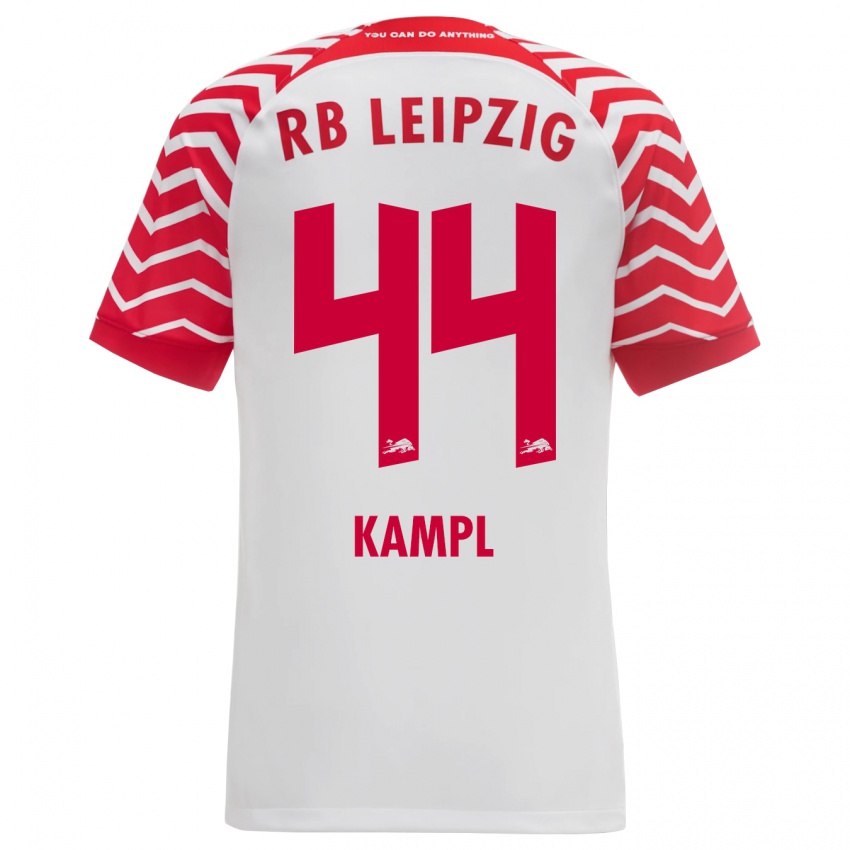 Gyermek Kevin Kampl #44 Fehér Hazai Jersey 2023/24 Mez Póló Ing