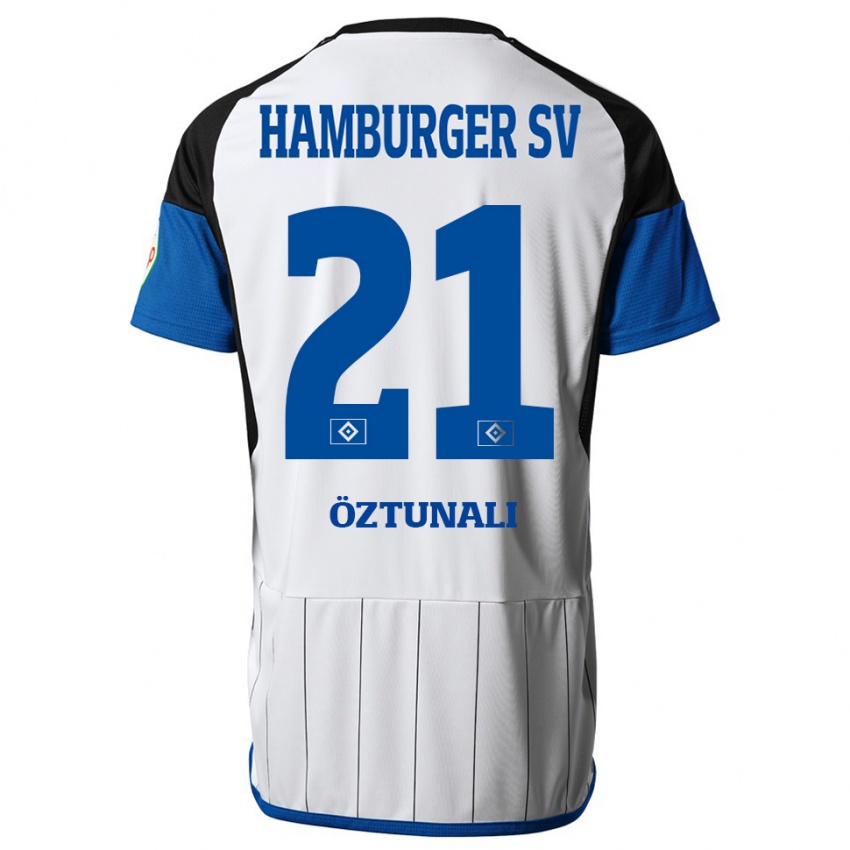 Gyermek Levin Öztunali #21 Fehér Hazai Jersey 2023/24 Mez Póló Ing