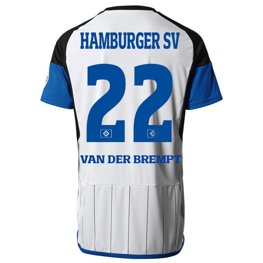 Gyermek Ignace Van Der Brempt #22 Fehér Hazai Jersey 2023/24 Mez Póló Ing