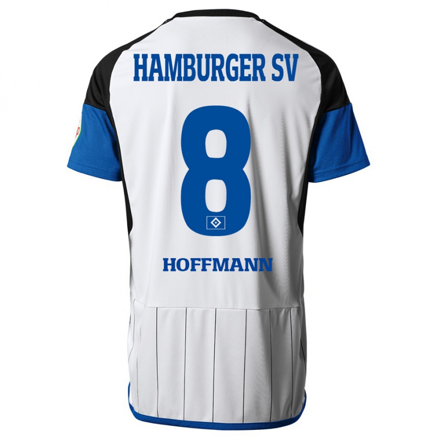 Gyermek Nick Hoffmann #8 Fehér Hazai Jersey 2023/24 Mez Póló Ing