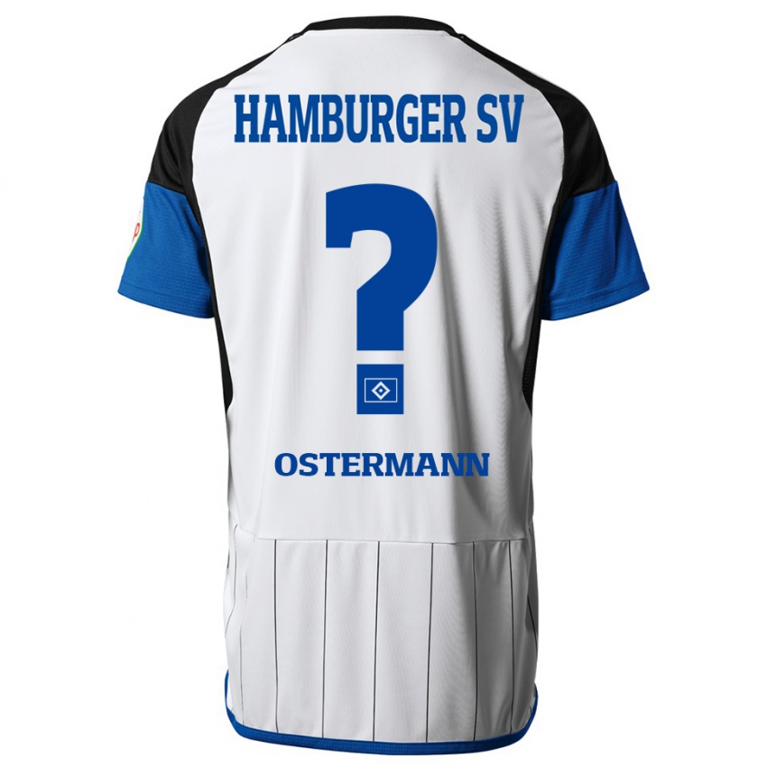 Gyermek Sören Ostermann #0 Fehér Hazai Jersey 2023/24 Mez Póló Ing