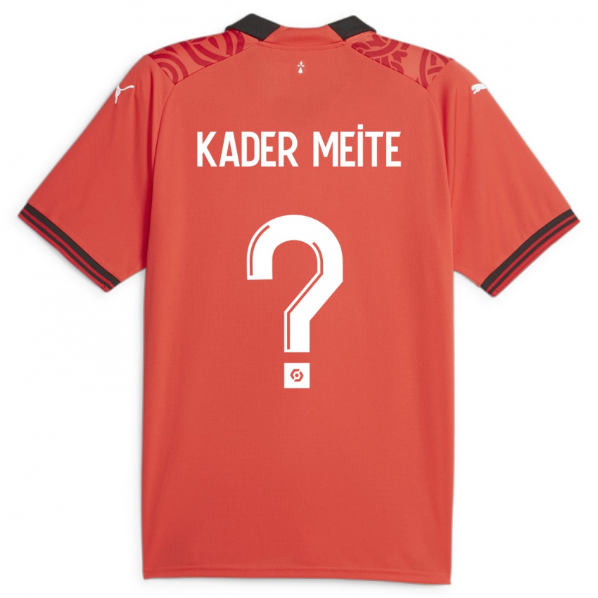 Gyermek Mohamed Kader Meïté #0 Piros Hazai Jersey 2023/24 Mez Póló Ing
