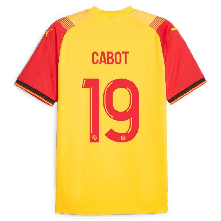 Gyermek Jimmy Cabot #19 Sárga Hazai Jersey 2023/24 Mez Póló Ing