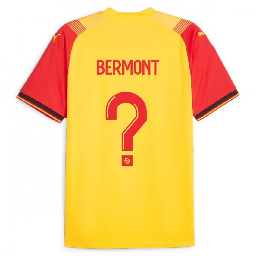 Gyermek Anthony Bermont #0 Sárga Hazai Jersey 2023/24 Mez Póló Ing