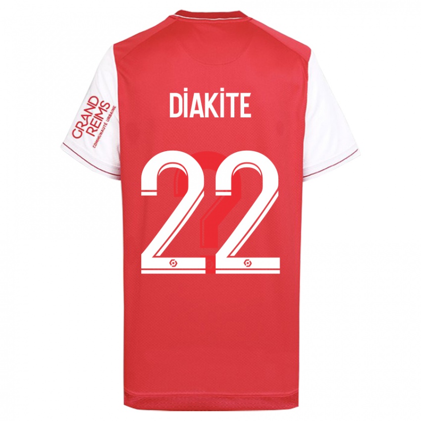 Gyermek Oumar Diakité #22 Piros Hazai Jersey 2023/24 Mez Póló Ing