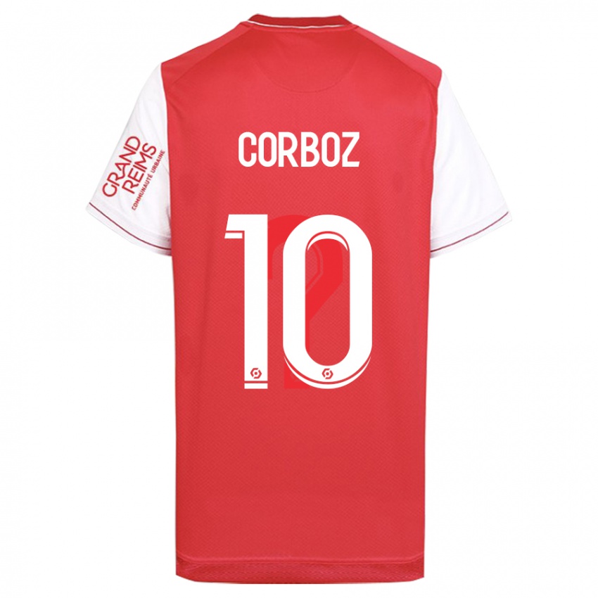 Gyermek Rachel Corboz #10 Piros Hazai Jersey 2023/24 Mez Póló Ing