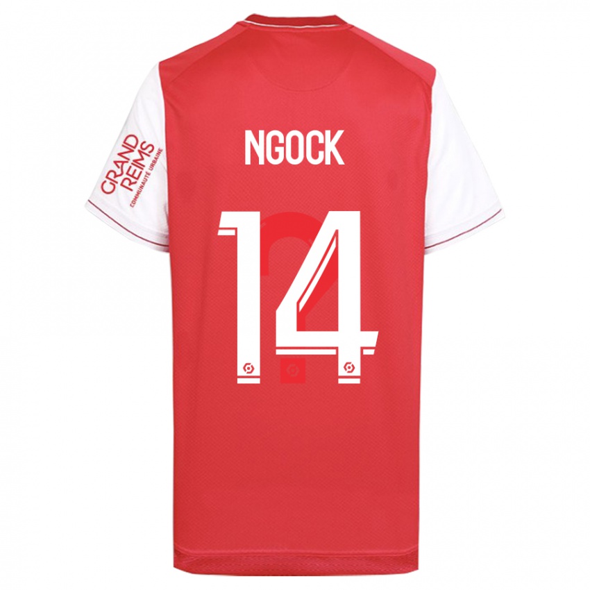 Gyermek Monique Ngock #14 Piros Hazai Jersey 2023/24 Mez Póló Ing