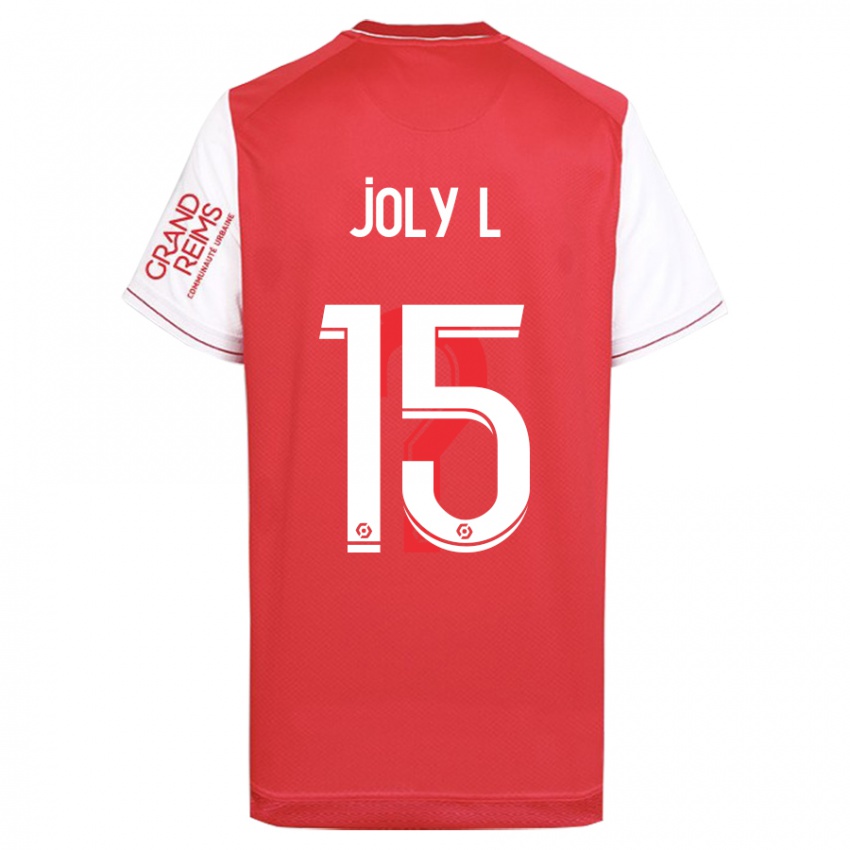 Gyermek Lou Ann Joly #15 Piros Hazai Jersey 2023/24 Mez Póló Ing