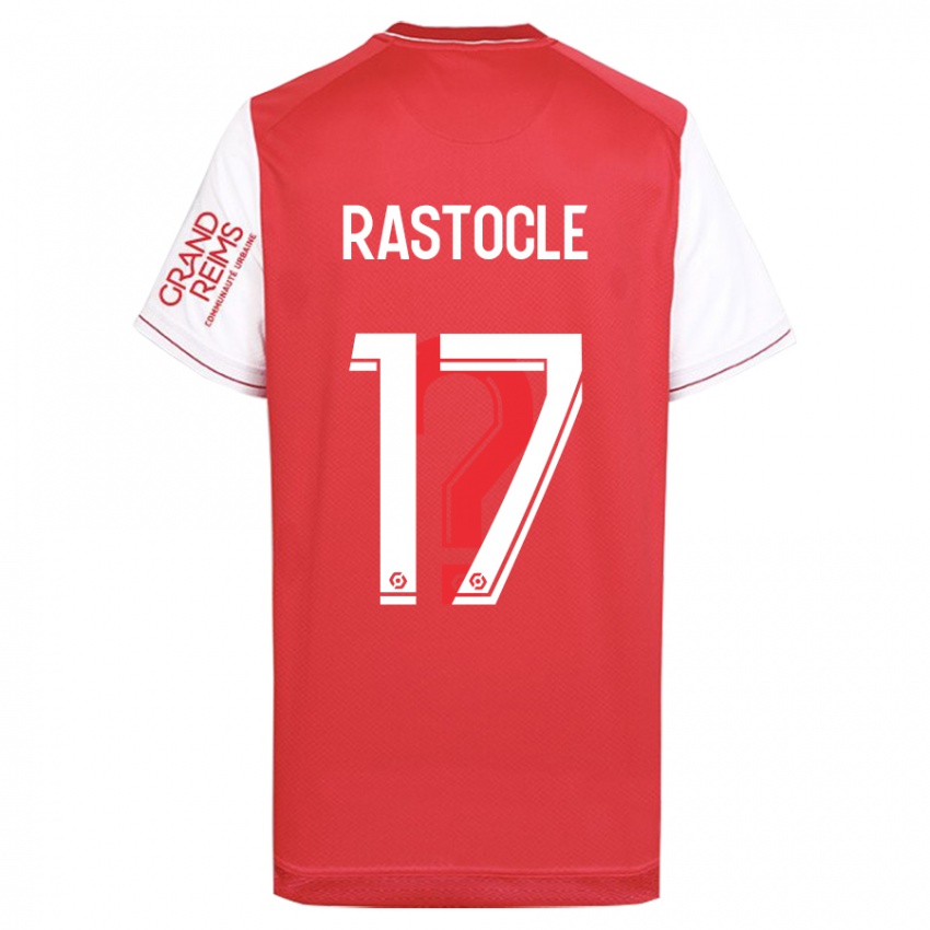 Gyermek Jade Rastocle #17 Piros Hazai Jersey 2023/24 Mez Póló Ing