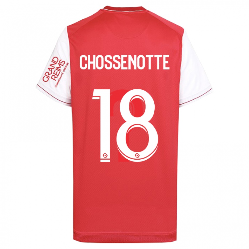 Gyermek Shana Chossenotte #18 Piros Hazai Jersey 2023/24 Mez Póló Ing