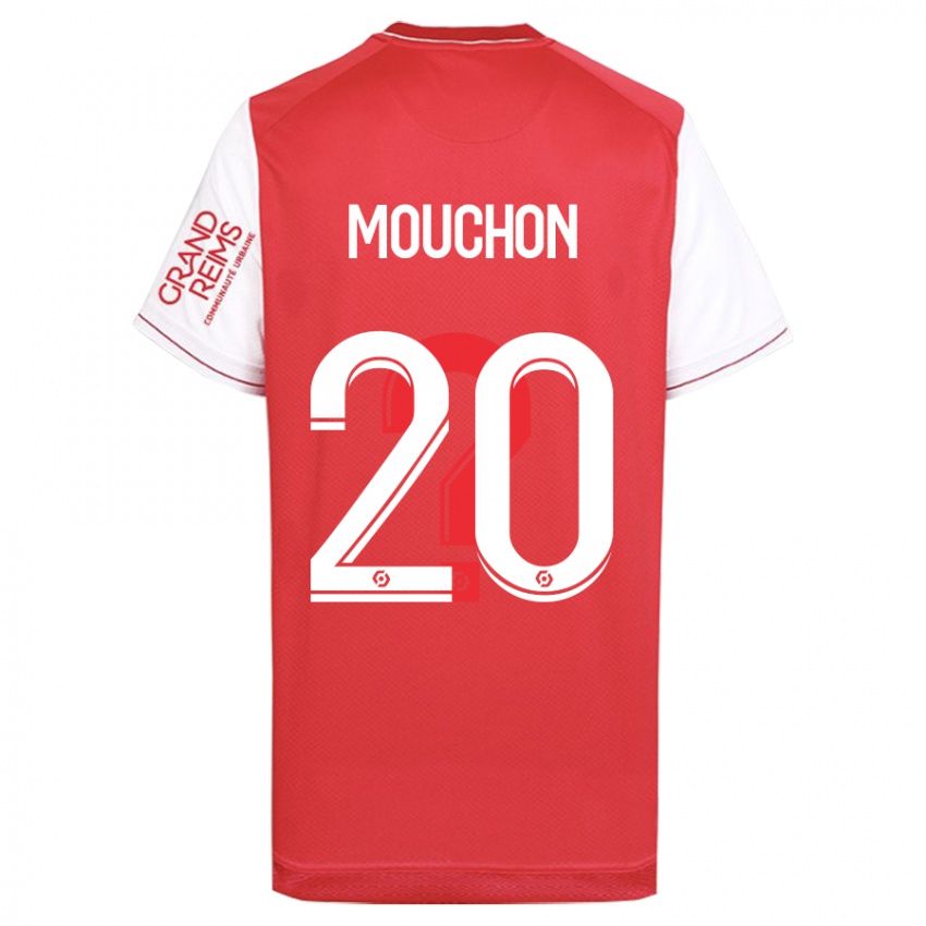 Gyermek Noemie Mouchon #20 Piros Hazai Jersey 2023/24 Mez Póló Ing