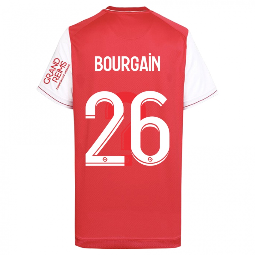 Gyermek Lea Bourgain #26 Piros Hazai Jersey 2023/24 Mez Póló Ing