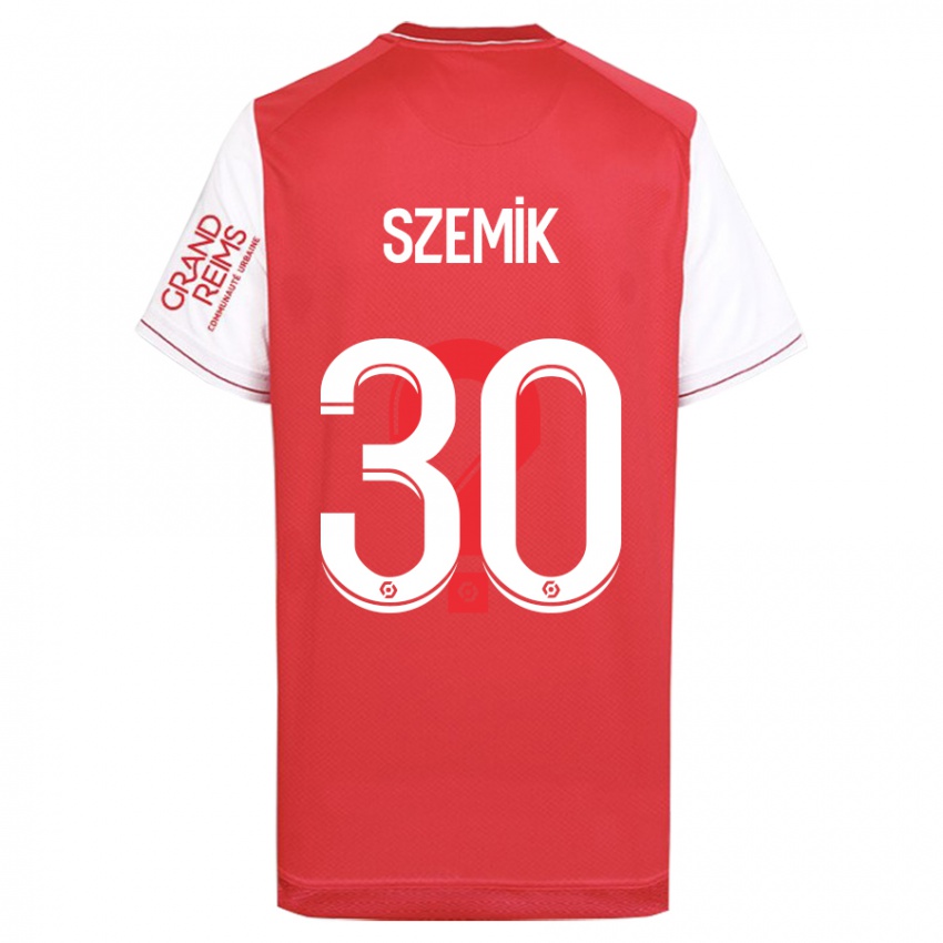 Gyermek Kinga Szemik #30 Piros Hazai Jersey 2023/24 Mez Póló Ing