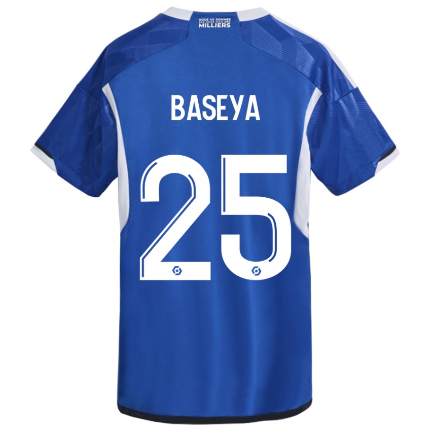 Gyermek Steven Baseya #25 Kék Hazai Jersey 2023/24 Mez Póló Ing