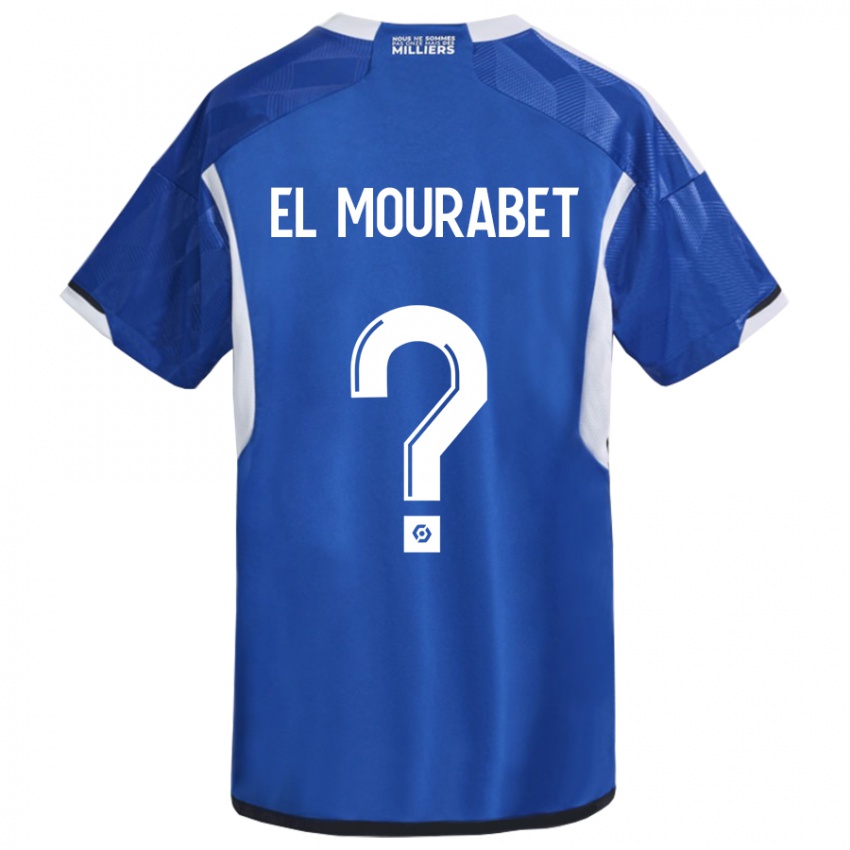 Gyermek Samir El Mourabet #0 Kék Hazai Jersey 2023/24 Mez Póló Ing