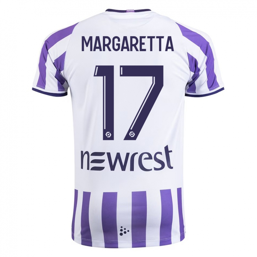 Gyermek Jessica Margaretta #17 Fehér Hazai Jersey 2023/24 Mez Póló Ing