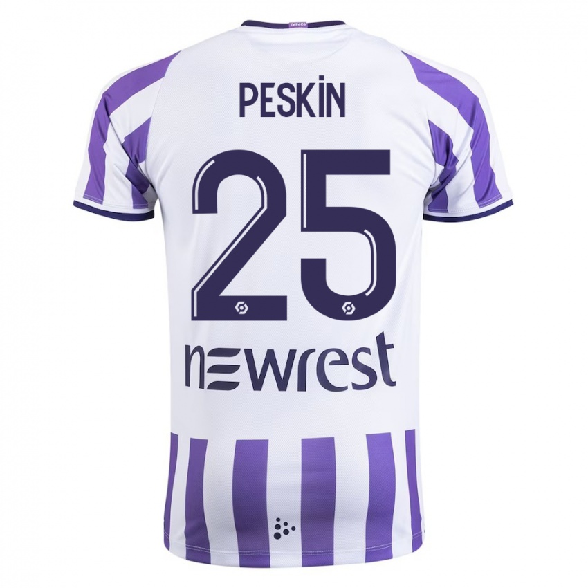 Gyermek Kelso Peskin #25 Fehér Hazai Jersey 2023/24 Mez Póló Ing