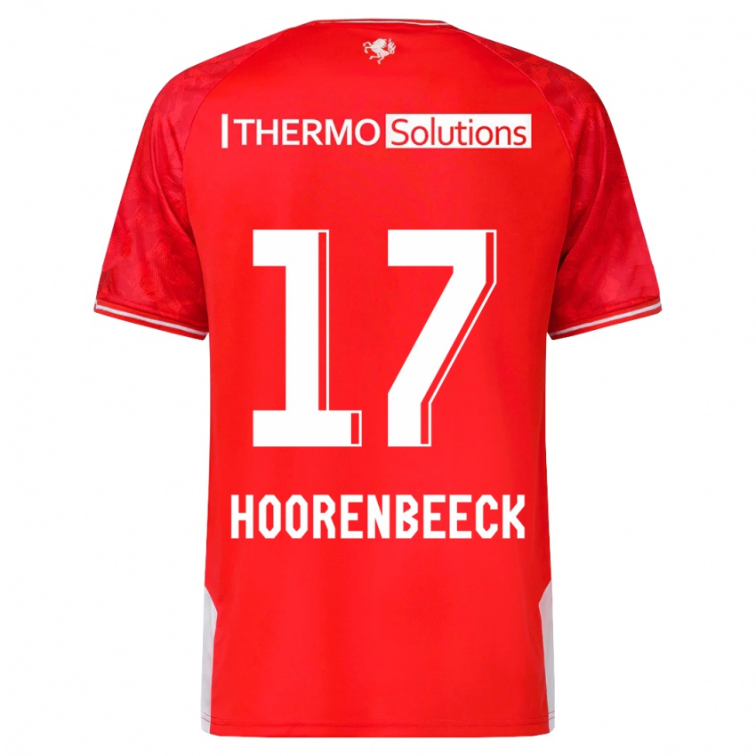 Gyermek Alec Van Hoorenbeeck #17 Piros Hazai Jersey 2023/24 Mez Póló Ing