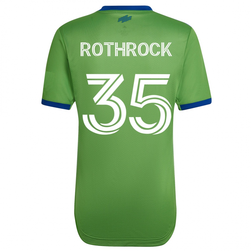 Gyermek Paul Rothrock #35 Zöld Hazai Jersey 2023/24 Mez Póló Ing