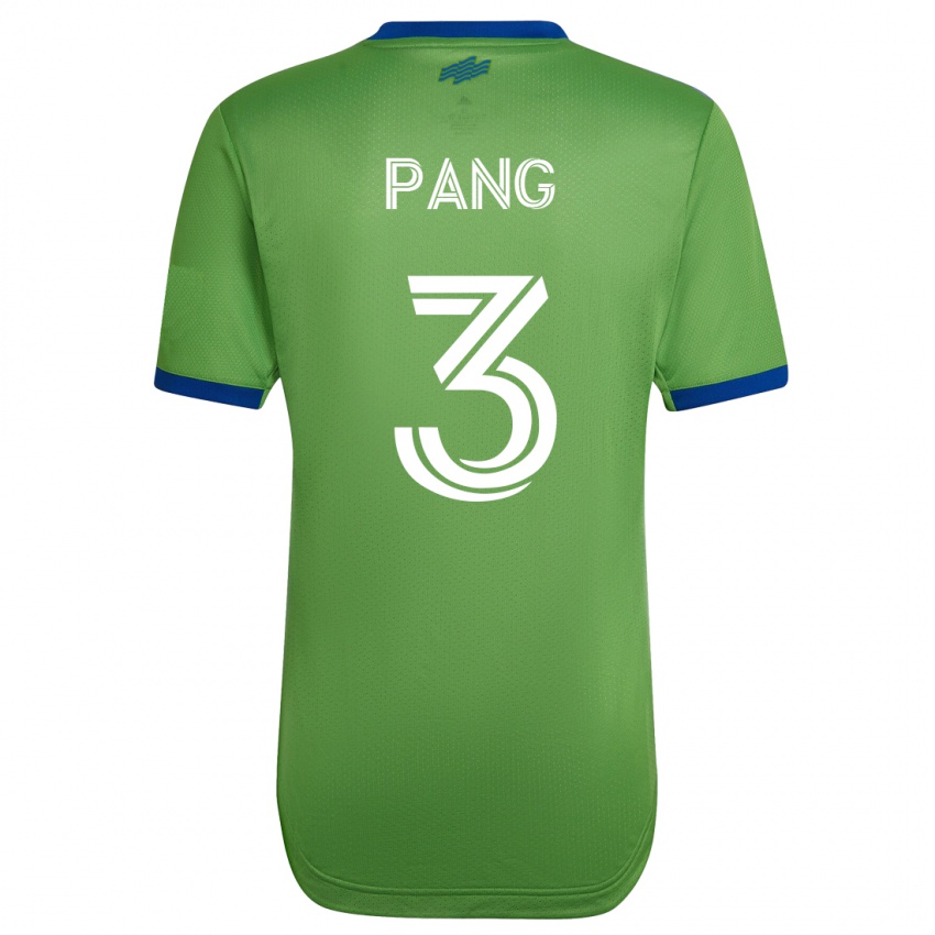 Gyermek Kaylene Pang #3 Zöld Hazai Jersey 2023/24 Mez Póló Ing