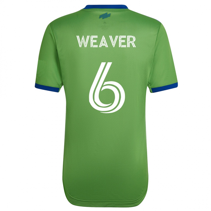 Gyermek Morgan Weaver #6 Zöld Hazai Jersey 2023/24 Mez Póló Ing