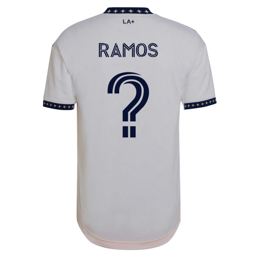 Gyermek Rubén Ramos #0 Fehér Hazai Jersey 2023/24 Mez Póló Ing