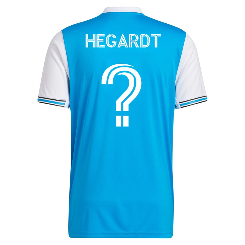 Gyermek Chris Hegardt #0 Kék Hazai Jersey 2023/24 Mez Póló Ing