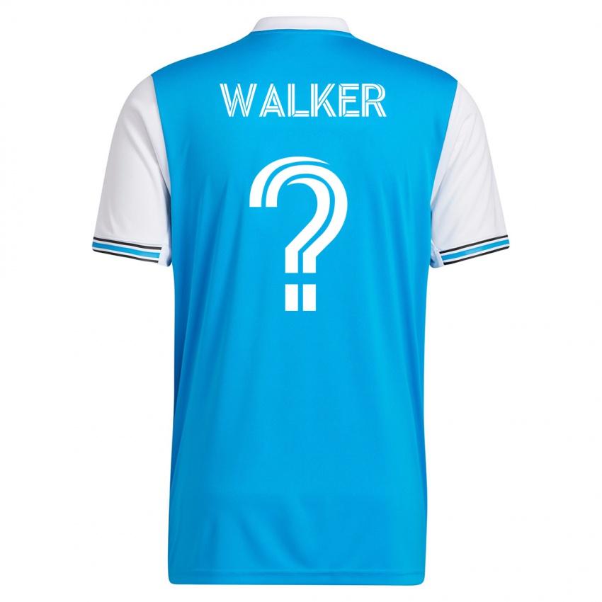 Gyermek Isaac Walker #0 Kék Hazai Jersey 2023/24 Mez Póló Ing