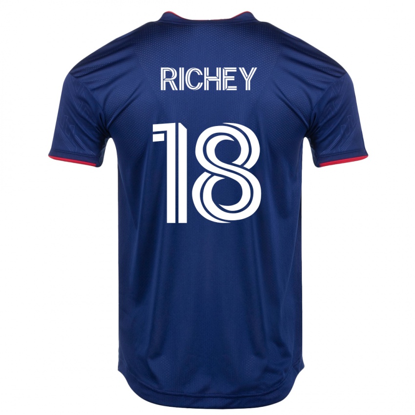 Gyermek Spencer Richey #18 Haditengerészet Hazai Jersey 2023/24 Mez Póló Ing