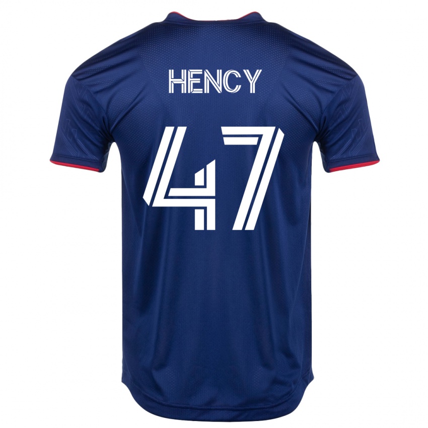 Gyermek Billy Hency #47 Haditengerészet Hazai Jersey 2023/24 Mez Póló Ing