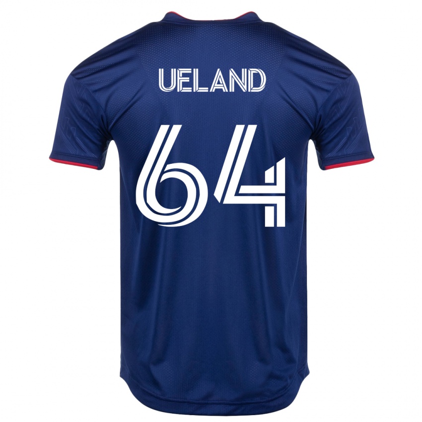 Gyermek Andreas Ueland #64 Haditengerészet Hazai Jersey 2023/24 Mez Póló Ing