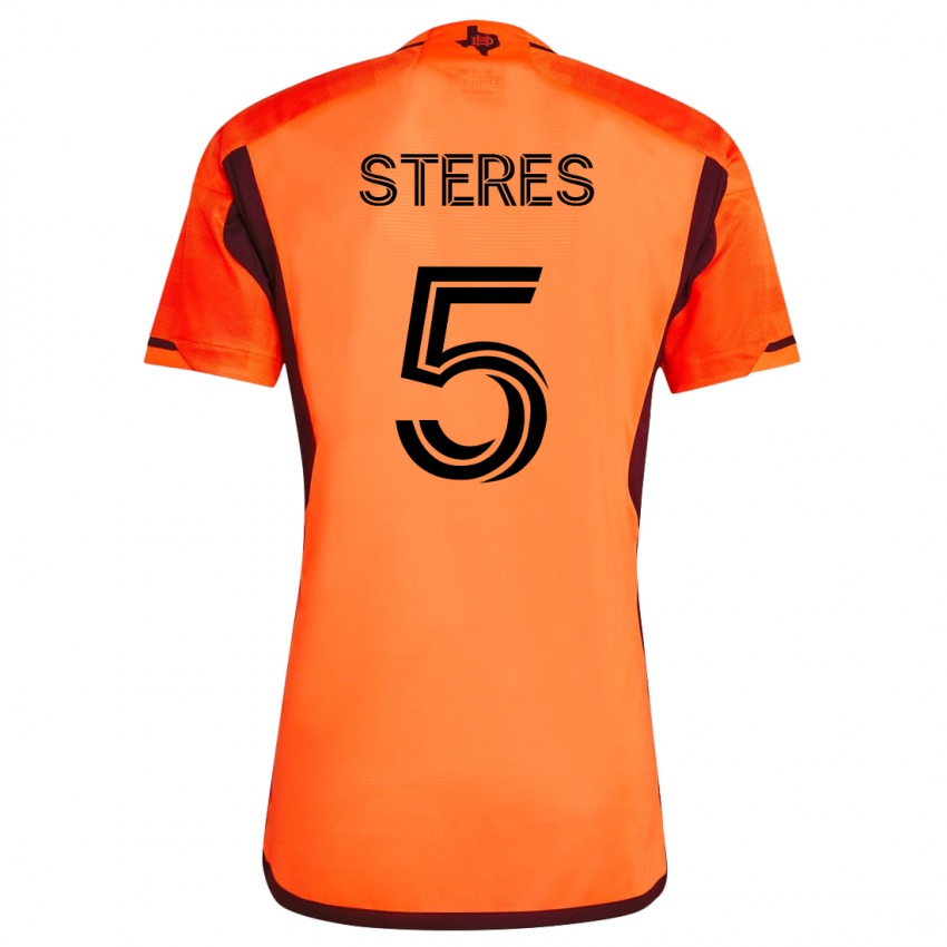 Gyermek Daniel Steres #5 Narancs Hazai Jersey 2023/24 Mez Póló Ing