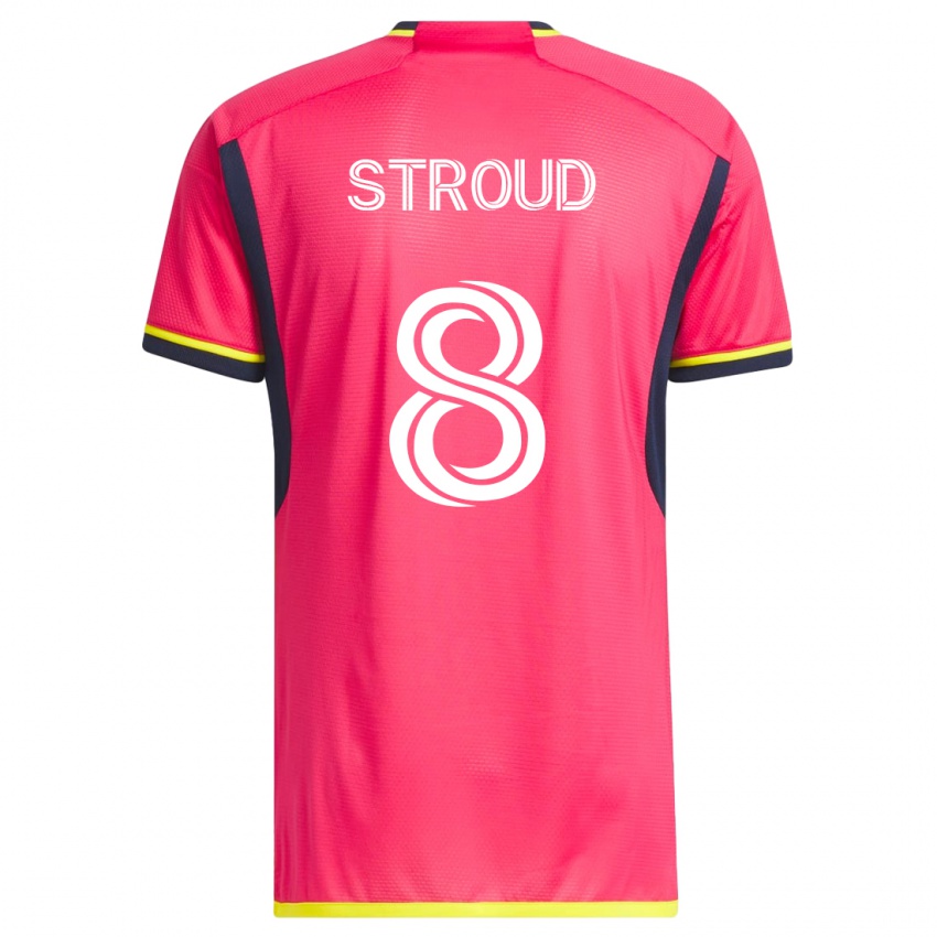 Gyermek Jared Stroud #8 Rózsaszín Hazai Jersey 2023/24 Mez Póló Ing