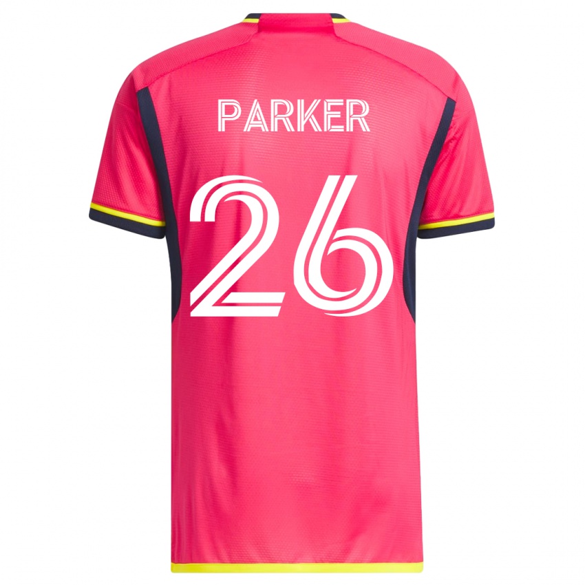 Gyermek Tim Parker #26 Rózsaszín Hazai Jersey 2023/24 Mez Póló Ing