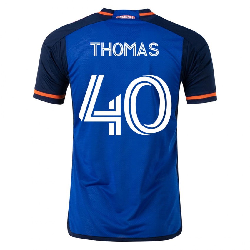 Gyermek Kai Thomas #40 Kék Hazai Jersey 2023/24 Mez Póló Ing