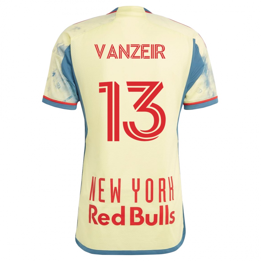 Gyermek Dante Vanzeir #13 Sárga Hazai Jersey 2023/24 Mez Póló Ing