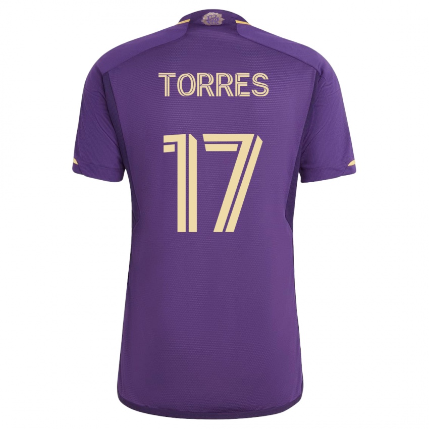 Gyermek Facundo Torres #17 Ibolya Hazai Jersey 2023/24 Mez Póló Ing