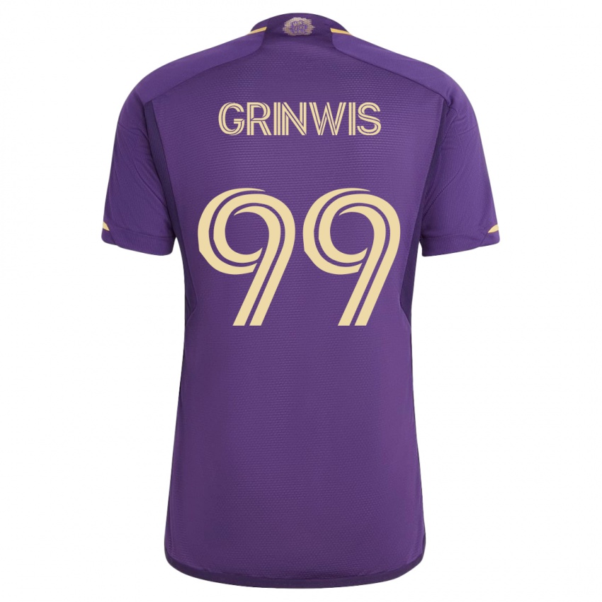 Gyermek Adam Grinwis #99 Ibolya Hazai Jersey 2023/24 Mez Póló Ing