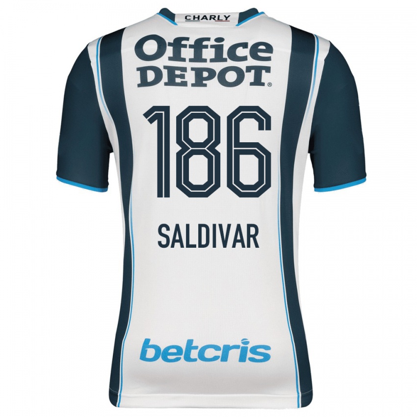 Gyermek José Saldívar #186 Haditengerészet Hazai Jersey 2023/24 Mez Póló Ing