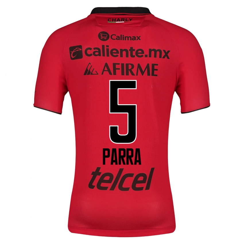 Gyermek Rodrigo Parra #5 Piros Hazai Jersey 2023/24 Mez Póló Ing