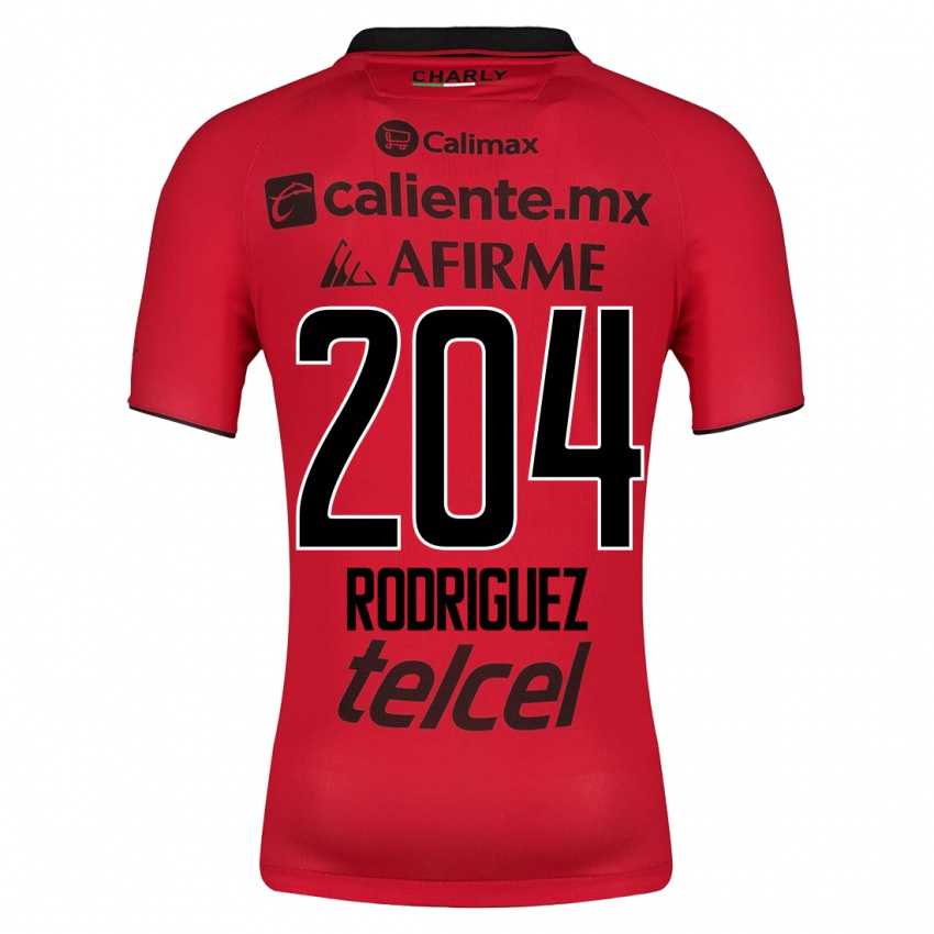 Gyermek Jesús Rodríguez #204 Piros Hazai Jersey 2023/24 Mez Póló Ing
